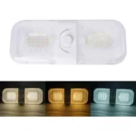 12-24V RV Light 120 LEDs 3-Color Temperature Rotary Button Dimming Roof Light