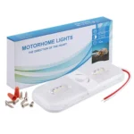 12-24V RV Light 120 LEDs 3-Color Temperature Rotary Button Dimming Roof Light - Image 8