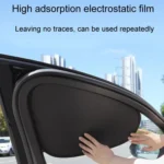 1pair Car Quick Installation Static Film Adsorption Opaque Window Sunshade - Image 7