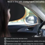 1pair Car Quick Installation Static Film Adsorption Opaque Window Sunshade - Image 8