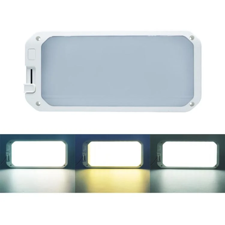 TBD0605746701.webp 12-30V RV Light 198 LEDs 3-Color Temperature Dimmable Roof Light - Image 1