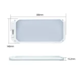 12-30V RV Light 198 LEDs 3-Color Temperature Dimmable Roof Light - Image 7