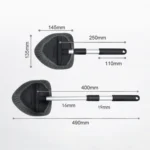 Car Windshield Cleaning Wipe Aluminum Retractable Car Wash Window Brush - Image 3