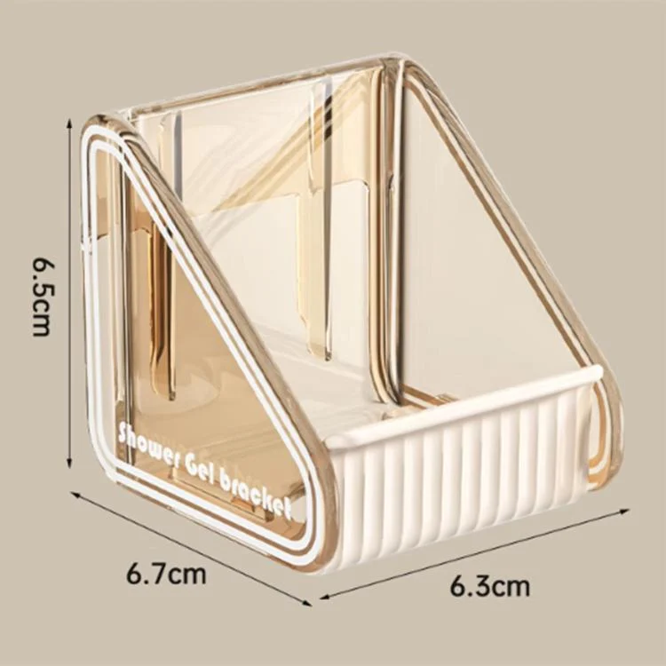 TBD06057504_B7.webp 2pcs  /Pack Wall-mounted Shower Gel Shampoo Holder with Adjustable Hole Distance - Image 8