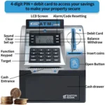 Simulated ATM Automatic Teller Machine Smart Password Card Swipe Children Piggy Bank - Image 4
