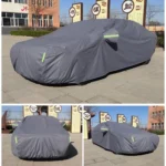 Hatchback Car EVA Plus Velvet Thickened Heat Insulation Sunshade With Shark Fin - Image 7