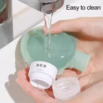 Silicone Bottle Lotion Container Squeeze Refillable Travelling Cream Shampoo Container - Image 6