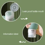 Silicone Bottle Lotion Container Squeeze Refillable Travelling Cream Shampoo Container - Image 8