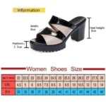 Women Summer Thick High Heel Platform Slippers Sandals Open Toe Comfortable Casual Outdoor Shoes - Image 6