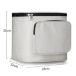 Electrical Motorcycle Waterproof Rear Backrest Hanging Bag Large Capacity Helmet Storage Bag - Image 4