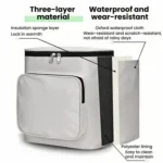 Electrical Motorcycle Waterproof Rear Backrest Hanging Bag Large Capacity Helmet Storage Bag - Image 5