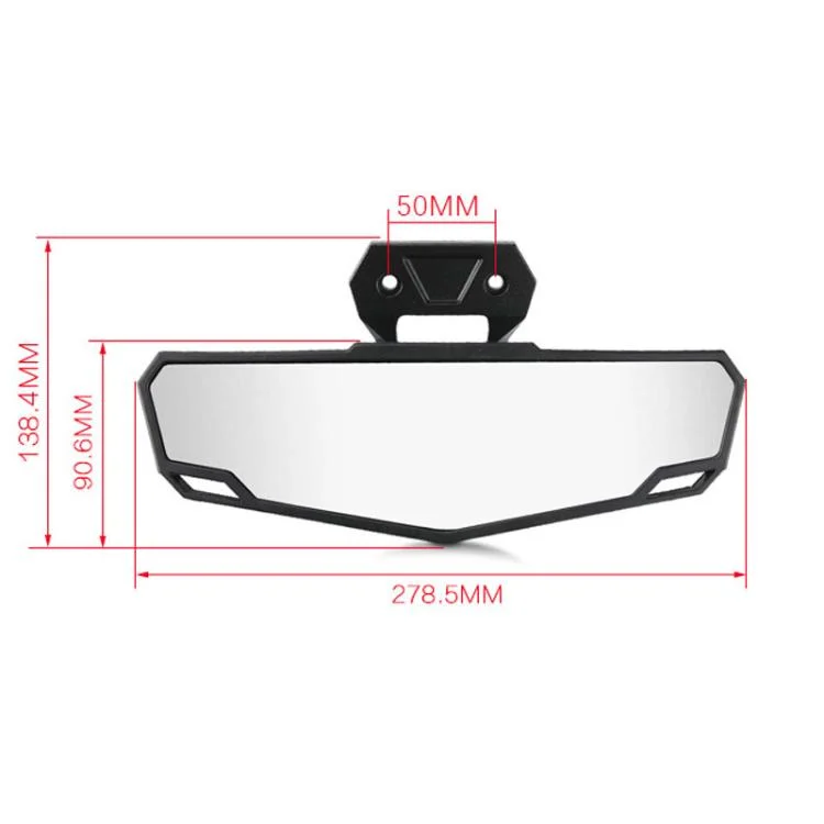 TBD06057573_1.webp For Polaris 2020 - 2023 RZR PRO XP / 4  UTV Tuning Center Rearview Mirror - Image 2
