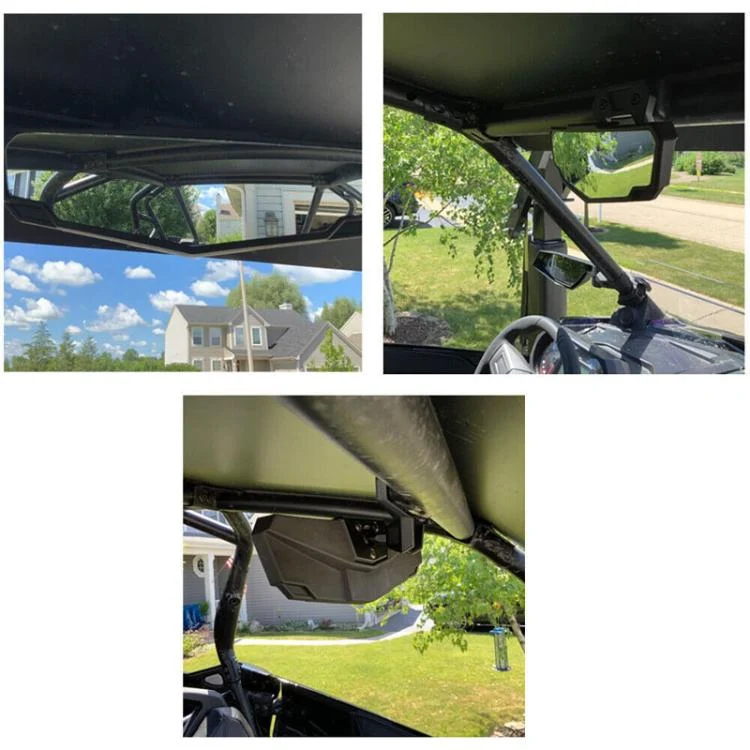 TBD06057573_5.webp For Polaris 2020 - 2023 RZR PRO XP / 4  UTV Tuning Center Rearview Mirror - Image 6