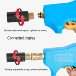 Universal High Pressure Spray Adjustable Nozzle Washer Cleaning Parts - Image 5