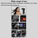 X5 130000 RPM High Speed Motor Dust Blowing Handheld Fan Mini Outdoor Camping Fire Blower - Image 6