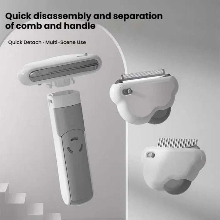 TBD06057607_B2.webp 3-in-1 Pet Grooming Comb Sticky Roller for Cats and Dogs, Removes Loose Hair, Detangles - Image 3