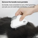 3-in-1 Pet Grooming Comb Sticky Roller for Cats and Dogs, Removes Loose Hair, Detangles - Image 5