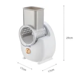 CY-661 3-in-1 Kitchen Multifunctional Roller Electric Vegetable Cutter - Image 3