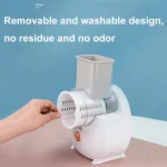 CY-661 3-in-1 Kitchen Multifunctional Roller Electric Vegetable Cutter - Image 7