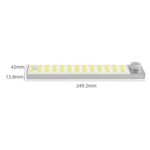 LED Cabinet Light Magnetic Motion Sensor Rechargeable Lamp 128 LEDs 3-color Temperature - Image 9