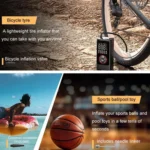 ATJ-004 Smart Wireless Digital Display Portable Car Tire Pump Multi-Function Inflator - Image 10