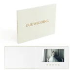 7 Inch IPS Display Multifunctional Commercial Wedding Video Invitation Linen Bound Video Album - Image 3