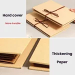 Accordion Folding DIY Photo Album Blank Cover Handmade Scrapbook Growth Album Birthday Graduation Gift - Image 9