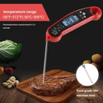 LCD Screen Digital Display Foldable Food Thermometer Kitchen Barbecue Thermometer - Image 7