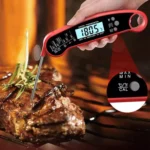 LCD Screen Digital Display Foldable Food Thermometer Kitchen Barbecue Thermometer - Image 9