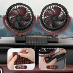 F7201 Car Foldable Rotating USB Dual-Head Fan - Image 5
