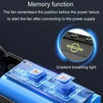 F7201 Car Foldable Rotating USB Dual-Head Fan - Image 8