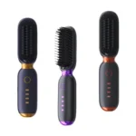Portable Rechargeable Negative Ion Straightening Comb Straightening and Curly Comb - Image 2