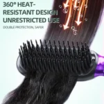 Portable Rechargeable Negative Ion Straightening Comb Straightening and Curly Comb - Image 4
