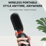 Portable Rechargeable Negative Ion Straightening Comb Straightening and Curly Comb - Image 8
