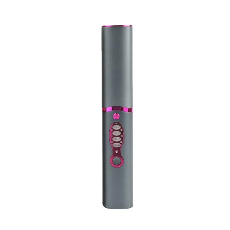 Portable Wireless Straight and Curling Dual-purpose Hair Straightener Negative Ion Curling Iron