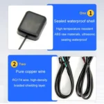 Palminfo Car Navigation Universal Power Cord GPS Antenna 4Pin 6Pin USB Cable Reversing Rear View Wire - Image 6