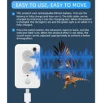 USB Rechargeable Doors Windows Ultrasonic Animal Bird Repeller - Image 4