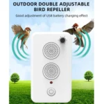 USB Rechargeable Doors Windows Ultrasonic Animal Bird Repeller - Image 5
