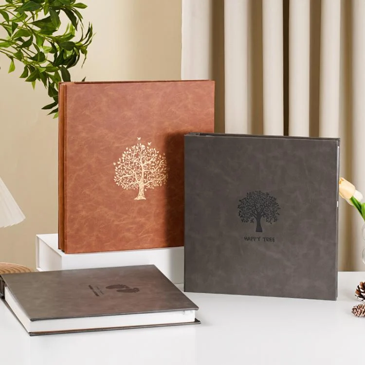 TBD06057783_B2.webp Leather Self-Adhesive Laminating Pocket Photo Album Studio Album DIY Large Capacity Records - Image 3