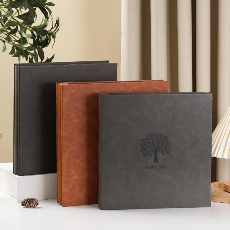 TBD06057783_B3.webp Leather Self-Adhesive Laminating Pocket Photo Album Studio Album DIY Large Capacity Records - Image 4
