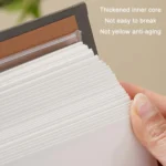 Leather Self-Adhesive Laminating Pocket Photo Album Studio Album DIY Large Capacity Records - Image 6