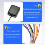 GPS Antenna 4Pin 6Pin USB Cable Reverse Rear View Wire 16 Pin Power Cord - Image 6