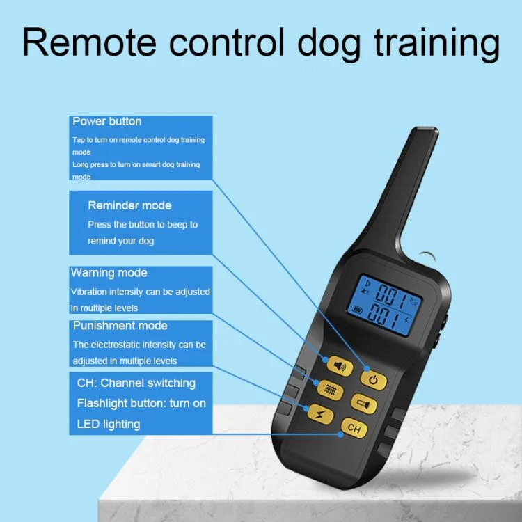 TBD06057805_B3.webp T720 1000m Pet Intelligent Electric Shock Remote Control Dog Training Device - Image 4