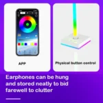 Ajazz ABL190 Pickup Ambient Light Headphone Holder RGB Desktop Ambient Music Lights - Image 10