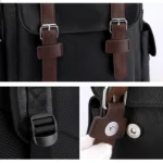 OUMANTU 975 PU Leather Large-capacity Travel Laptop Backpack Casual Schoolbag - Image 10