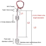 20W / 0.5A / 0-220V High Temperature Resistant Float Water Level Switch Sensor - Image 3
