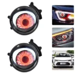 3-Inch Car Motorcycle LED Demon Eye Light Modification - Image 2
