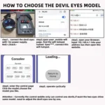 3-Inch Car Motorcycle LED Demon Eye Light Modification - Image 8