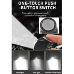 LED Flashlight Rechargeable Portable Multifunctional With Magnetic Headlight - Image 8