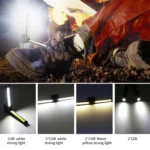 Double-Sided COB 90-Degree Folding Work Light Magnet With Hook Maintenance Light - Image 11